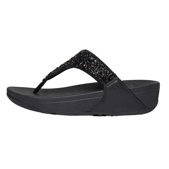 FitFlop Lulu Summerfoil-sandalen met sleehak voor dames (Zwart) - Image 2