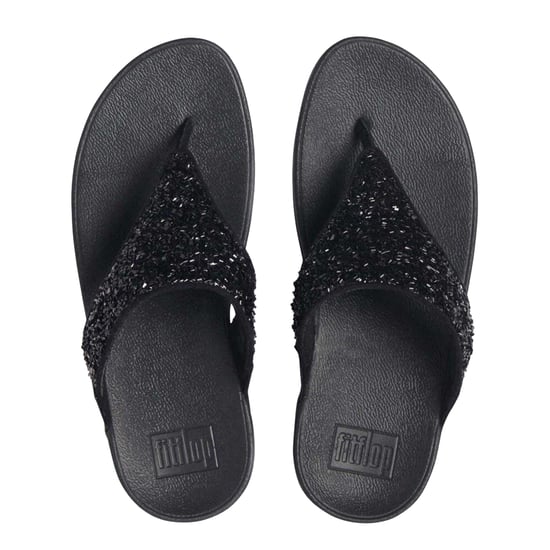 FitFlop Lulu Summerfoil-sandalen met sleehak voor dames (Zwart) - Image 3