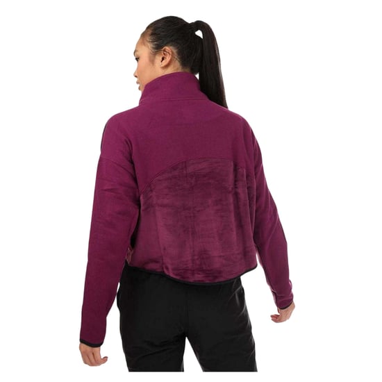 Under Armour Womens/Ladies Velour Fleece Top (Purple) - Image 3