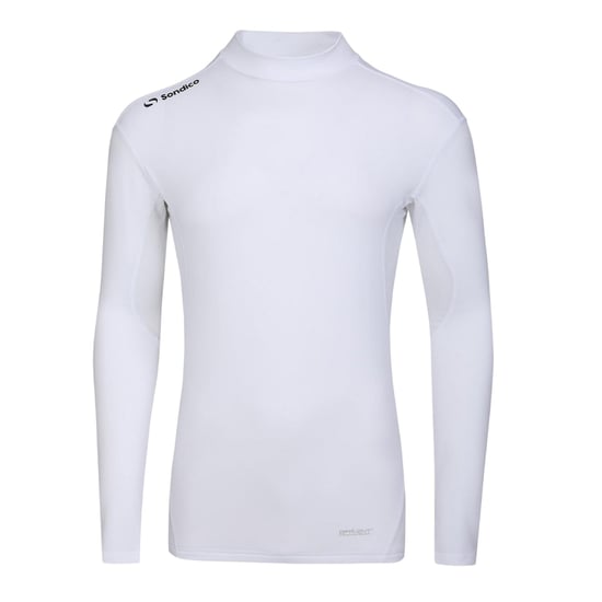 Sondico Heren-basislaagshirt met hoge kraag (Wit) - Image 1