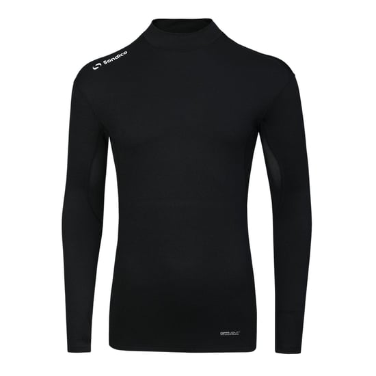 Sondico Heren-basislaagshirt met hoge kraag (Zwart) - Image 1