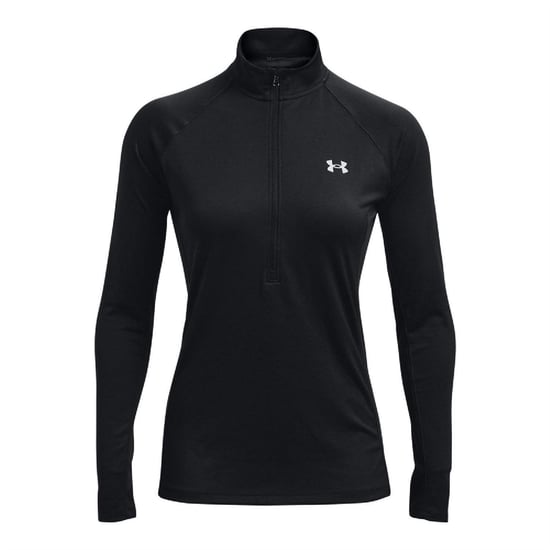 Under Armour Womens/Ladies Tech Quarter Zip Track Top (Black) - Image 3