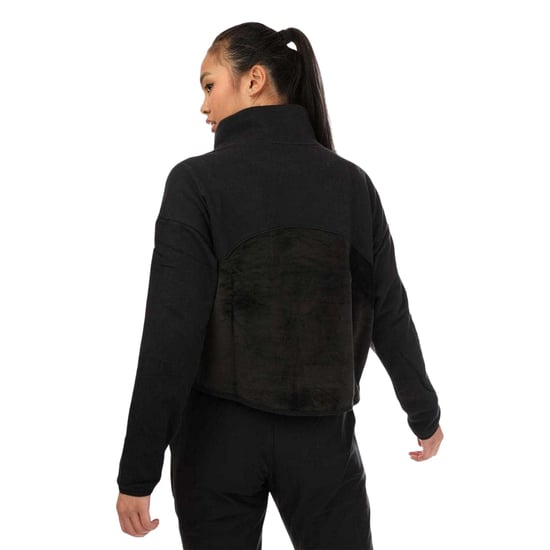 Under Armour Womens/Ladies Mock Neck Fleece Top (Black) - Image 2