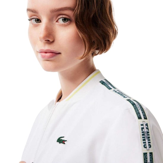 Lacoste Dames-T-shirt met opdruk, standaardpasvorm (Wit) - Image 3