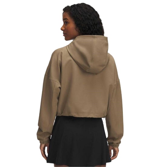 Under Armour Womens/Ladies Unstoppable Woven Hooded Jacket (Brown) - Image 3
