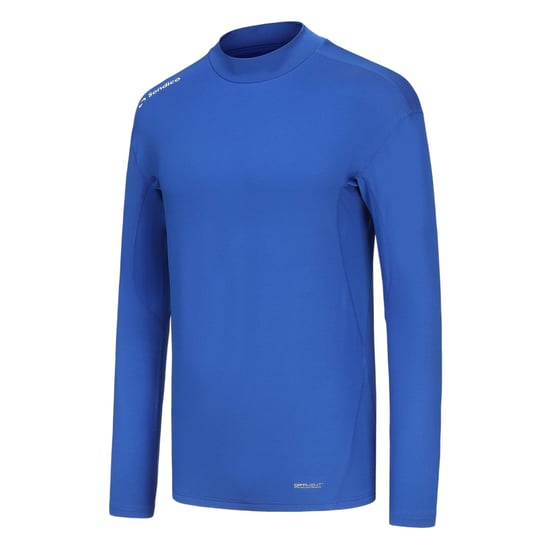 Sondico Heren-basislaagshirt met hoge kraag (Royaal Blauw) - Image 3