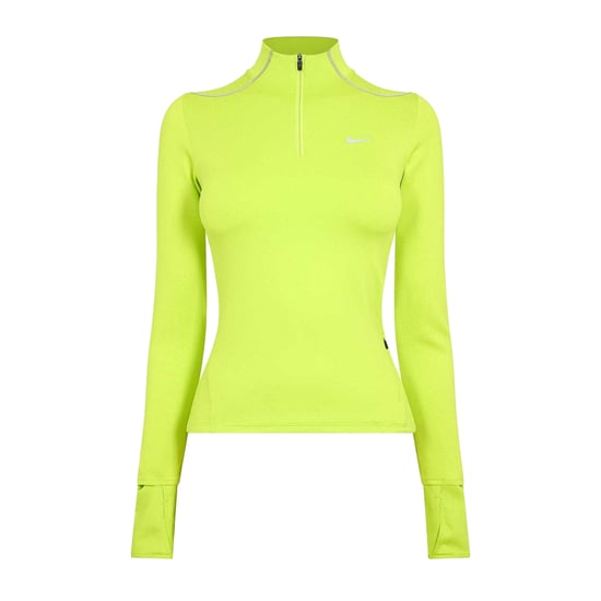 Nike Womens/Ladies Swift Jersey Quarter Zip Top (Silver) - Image 1