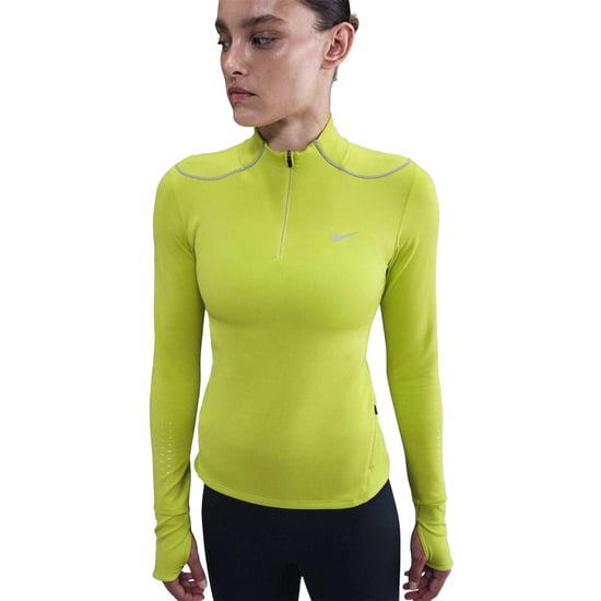 Nike Womens/Ladies Swift Jersey Quarter Zip Top (Silver) - Image 3