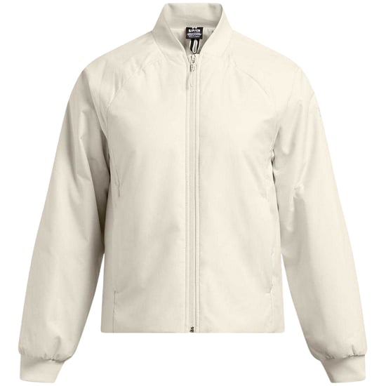 Under Armour Effen bomberjack voor dames (Wit) - Image 2