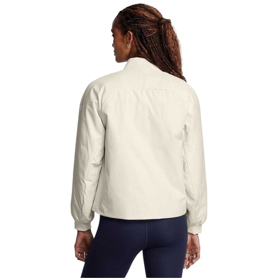 Under Armour Effen bomberjack voor dames (Wit) - Image 4