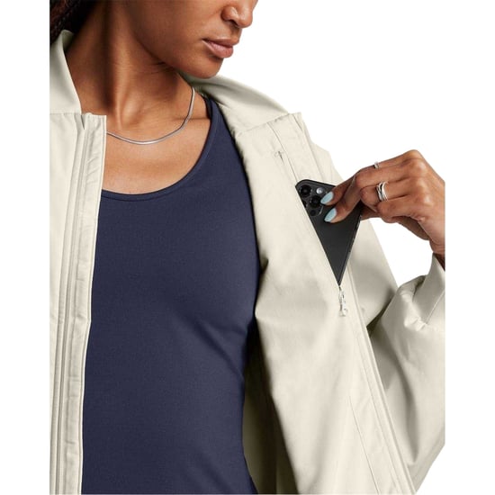 Under Armour Effen bomberjack voor dames (Wit) - Image 5
