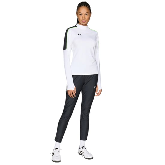 Under Armour Womens/Ladies Challenger Fitted Base Layer Top (White/Black) - Image 1