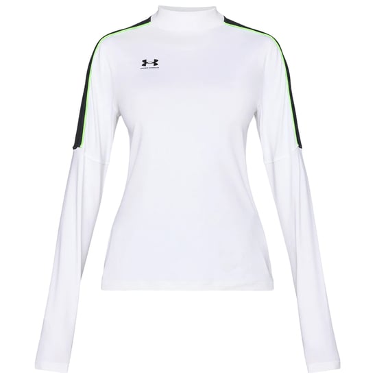 Under Armour Womens/Ladies Challenger Fitted Base Layer Top (White/Black) - Image 2