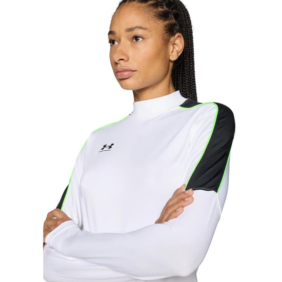 Under Armour Womens/Ladies Challenger Fitted Base Layer Top (White/Black) - Image 4