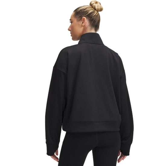 Under Armour Womens/Ladies Half Zip Track Top (Black) - Image 2