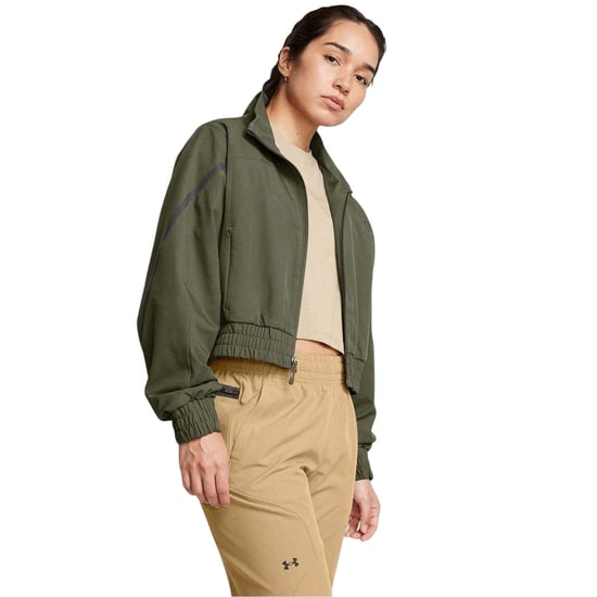 Under Armour Womens/Ladies Funnel Neck Long-Sleeved Top (Green) - Image 3