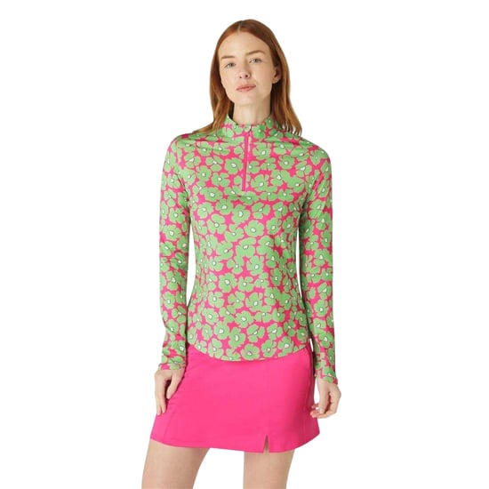 Callaway Golfshirt met bloemenprint voor dames (Roze) - Image 1