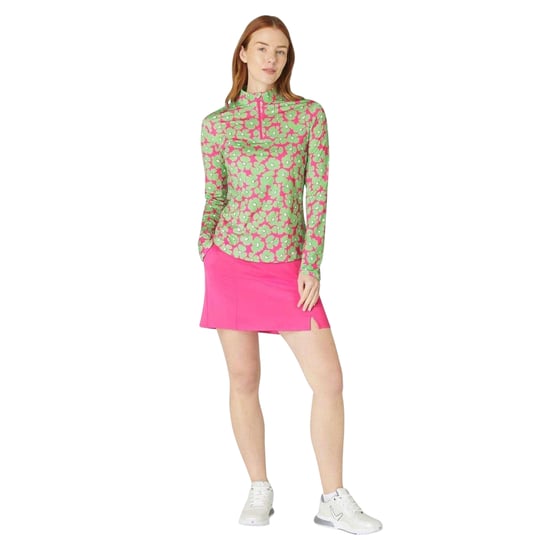 Callaway Golfshirt met bloemenprint voor dames (Roze) - Image 3