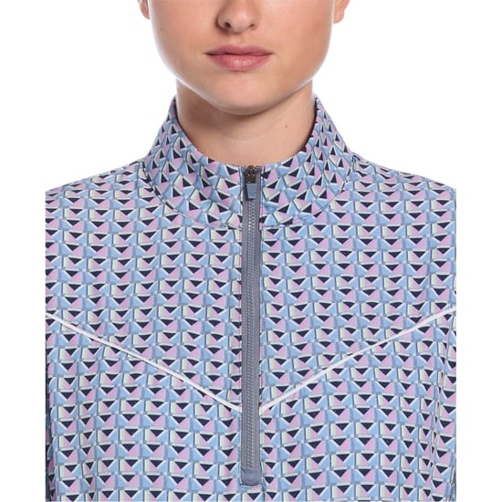 Callaway Womens/Ladies Geometric Lightweight Quarter Zip Top (Flint Stone) - Image 3