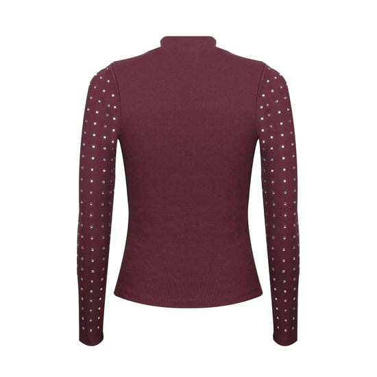Biba Dames-trainingsjack met strass en ribboord (Afb.) - Image 2