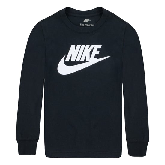Boys Nike Futura Ls Tee in Black - Image 1
