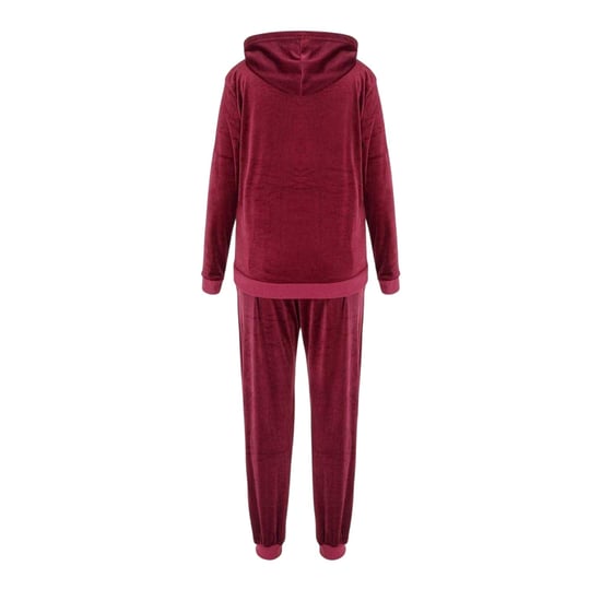 Miso Womens/Ladies Velour Tracksuit Set (Fuchsia) - Image 2