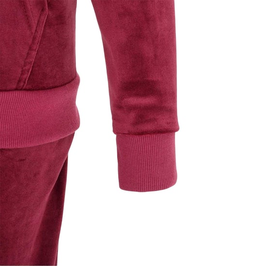 Miso Womens/Ladies Velour Tracksuit Set (Fuchsia) - Image 4