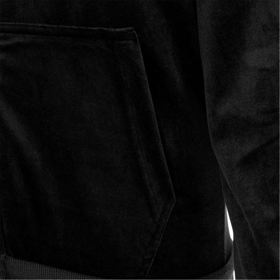 Miso Womens/Ladies Velour Tracksuit Set (Black) - Image 3