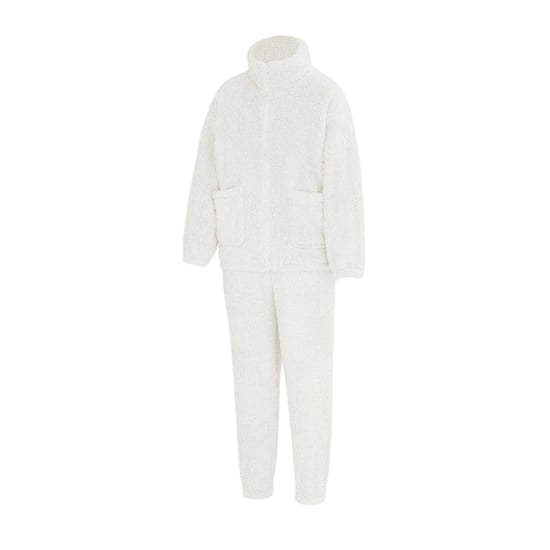 Miso Hemmaklädeset i sherpa-fleece för kvinnor/damer (Vit) - Image 3
