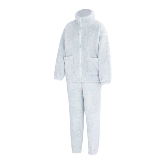 Miso Hemmaklädeset i sherpa-fleece för kvinnor/damer (Blå) - Image 3