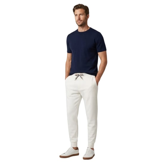 Boss Mannen C-Larsen Bedrukte Joggers (Wit) - Image 3