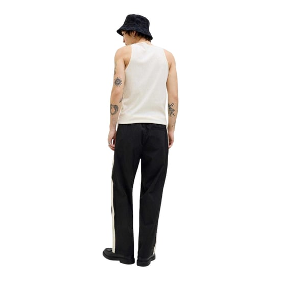 Jack And Jones Heren Owen Streep Brede Pijpen Joggers (Zwart) - Image 2