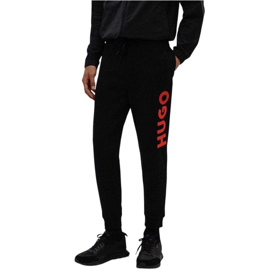 Hugo Mann Dutschi Logo Slim Joggingbroek (Zwart) - Image 3