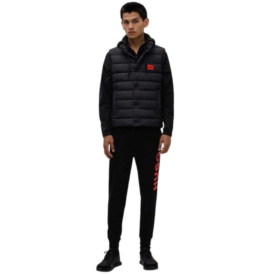 Hugo Mann Dutschi Logo Slim Joggingbroek (Zwart) - Image 4