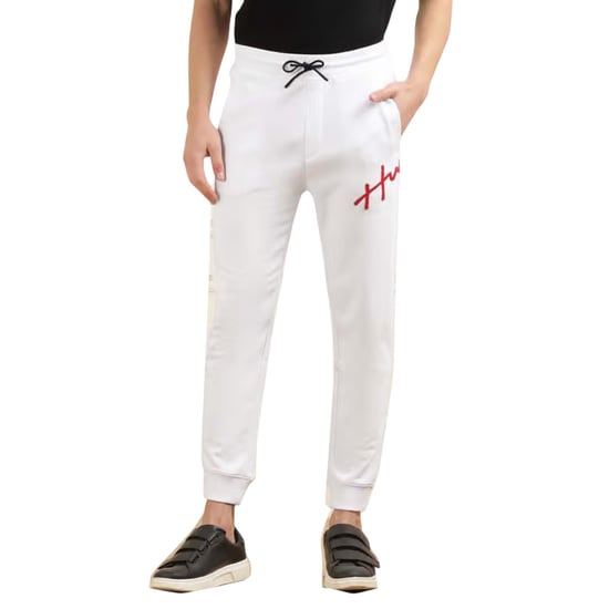 Hugo Joggingbroek met Drog-logo voor heren (Wit) - Image 3
