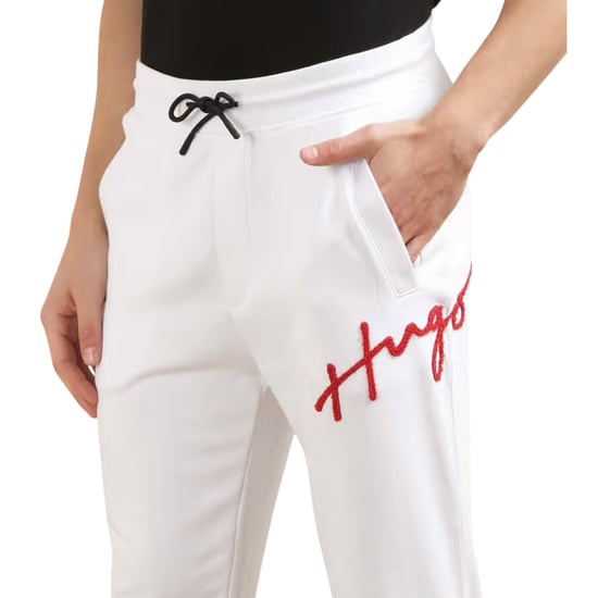 Hugo Joggingbroek met Drog-logo voor heren (Wit) - Image 4