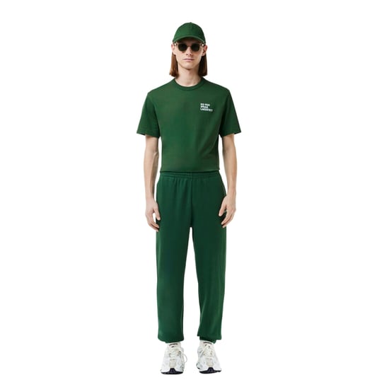 Lacoste Heren Fleece Relaxed Fit Sweatpants (Groen) - Image 4