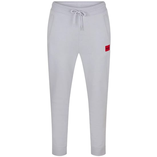 Hugo Heren Fleece Logo Relaxed Fit Joggers (Lichtgrijs/Pastelgrijs) - Image 2