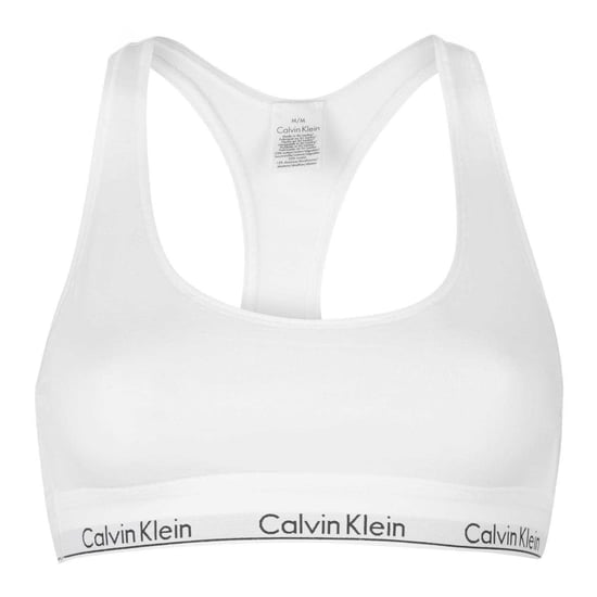 Calvin Klein Dames/Dames Logo Katoenmix Bralette (Wit) - Image 2
