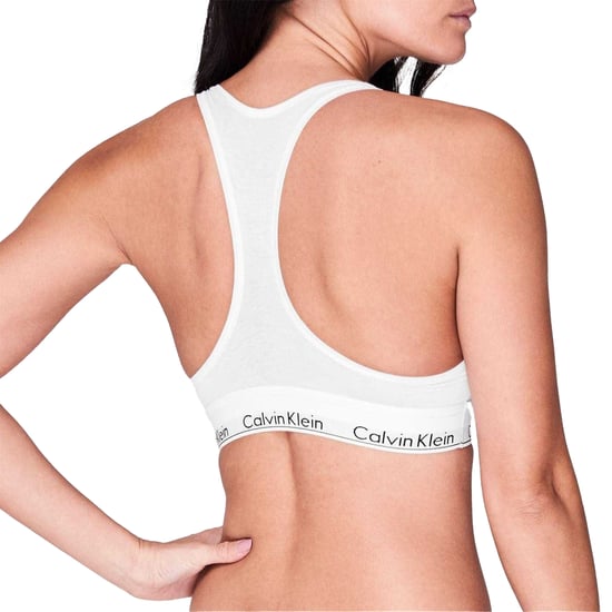 Calvin Klein Dames/Dames Logo Katoenmix Bralette (Wit) - Image 4