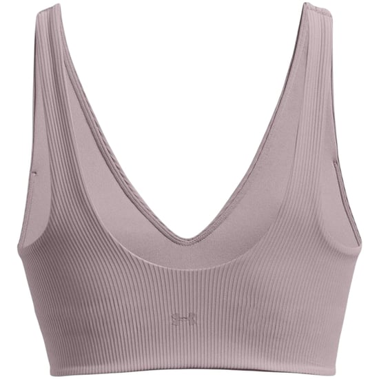 Under Armour Womens/Ladies Ribbed V Neck Bralette (Grey) - Image 2
