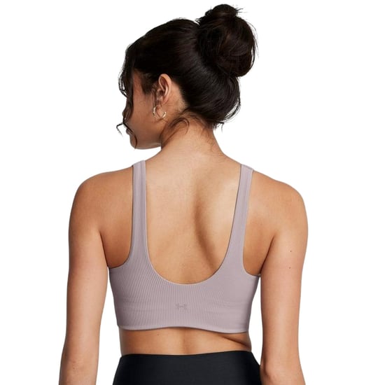 Under Armour Womens/Ladies Ribbed V Neck Bralette (Grey) - Image 5