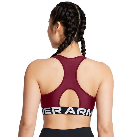 Under Armour Armour HeatGear-sportbeha voor dames (Rood) - Image 4