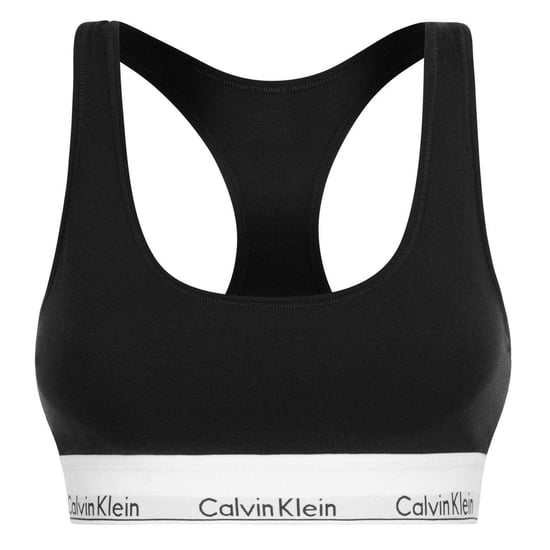 Calvin Klein Dames/Dames Logo Katoenmix Bralette (Zwart) - Image 2