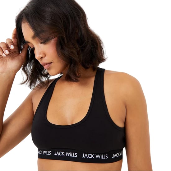 Jack Wills Dibsdall katoenen jersey bralette voor dames (set van 2) (Zwart) - Image 2