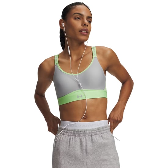 Under Armour Infinity-sportbeha voor dames, medium ondersteuning (Kalk) - Image 3