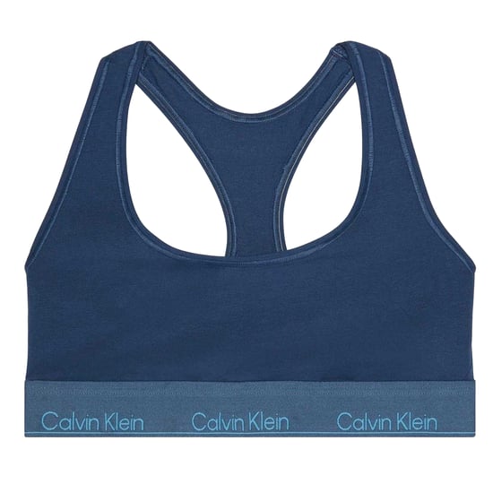 Calvin Klein Dames/Dames Logo Katoenmix Bralette (Donkere Denim) - Image 2