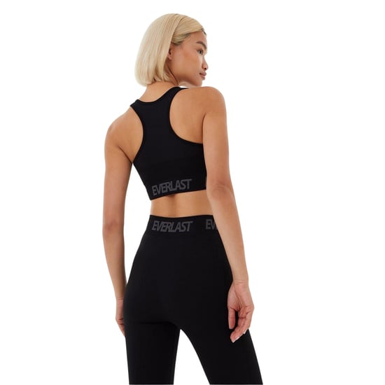 Everlast Dames/Dames Logo Naadloze Sportbeha (Zwart) - Image 3