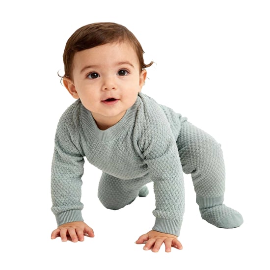 Jack Wills Baby Pointelle Loungewear Set (Baby Blue) - Image 6