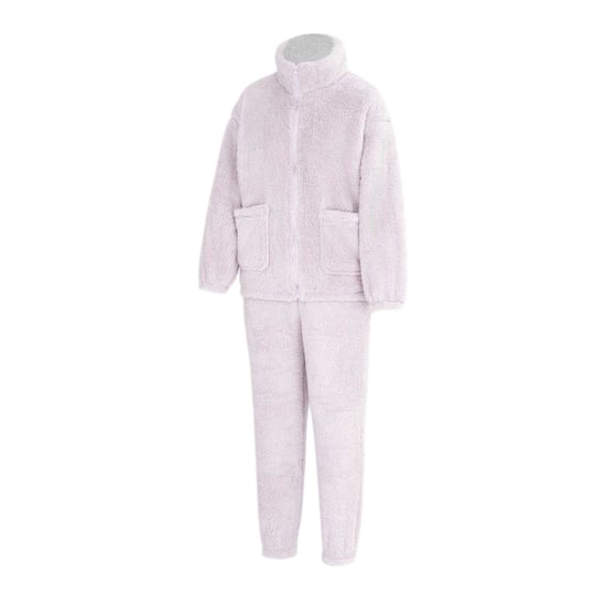 Miso Hemmaklädeset i sherpa-fleece för kvinnor/damer (Lila) - Image 3